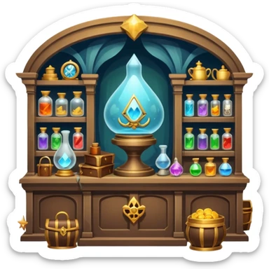 Magic Shop 
 sticker