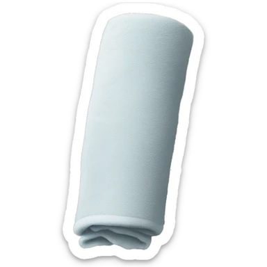 Towel rolled up sticker
