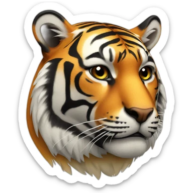 unicode tiger sticker