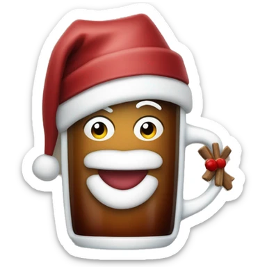 Glühwein auf dem Weihnachtsmarkt  sticker