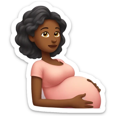 maman post partum sticker