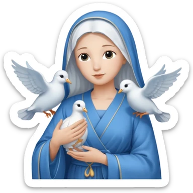 virgen del mar sticker