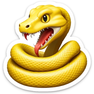 snake that does releases sticker