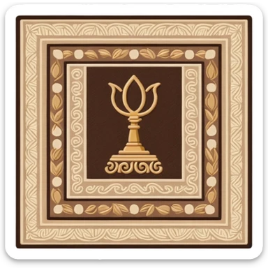 Carpet in living room sticker