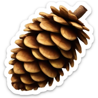 Pinecone sticker