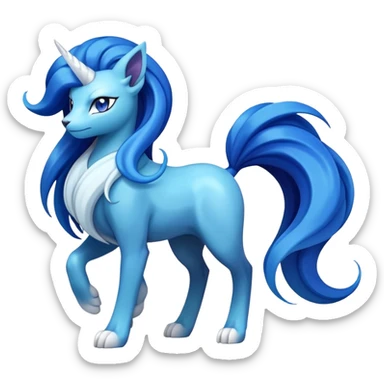 Lucia-Suicune-fakemon-creature-hybrid sticker