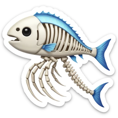 fishbone sticker