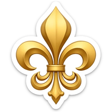 fleur de lys sticker