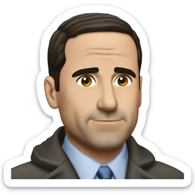 Micheal scott had a shower sticker