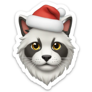 Santa Claws sticker