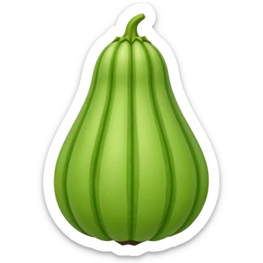 Pointed gourd sticker