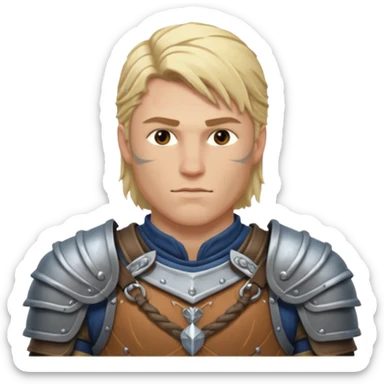 ESO male nordic warrior sticker