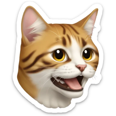 Две кошки влюблены в друг друга sticker