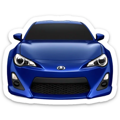   Giant dark blue Scion FR-S rc car sticker
