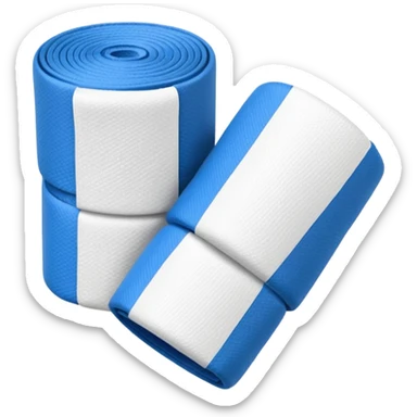 boxing hand wraps object icon, rolled athletic bandage for hands, white fabric texture, sporty combat gear, clean detailed look, 3D cartoon, mobile game icon style, centered, clean background, no text, no watermark
 sticker