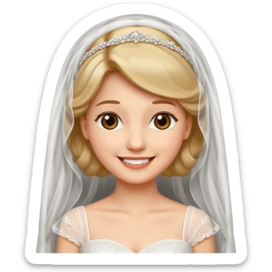 Bride sticker