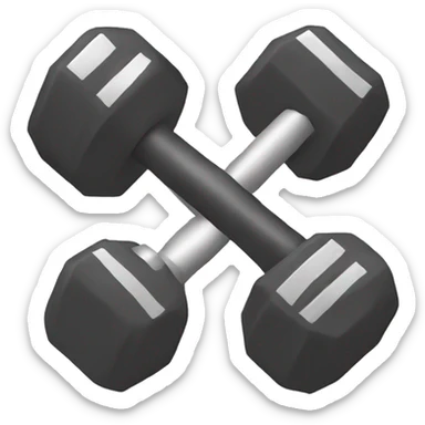 Dumbbell emoji sticker