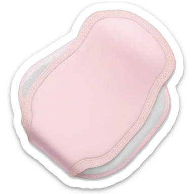 soft pink sanitary pad sticker