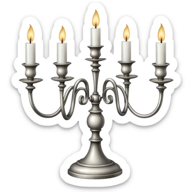 Vintage candelabra  sticker