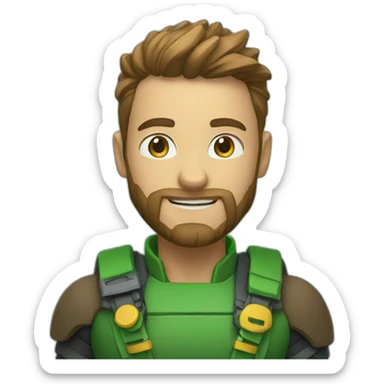 vue.js hero sticker