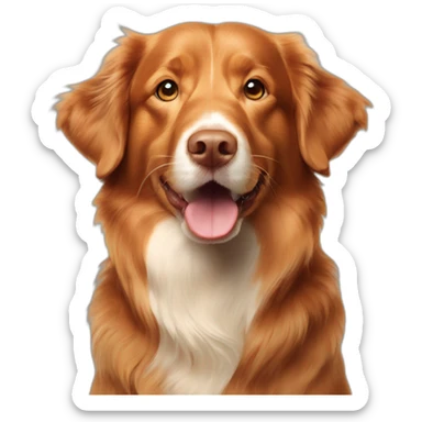 Nova Scotia duck tolling retriever sticker
