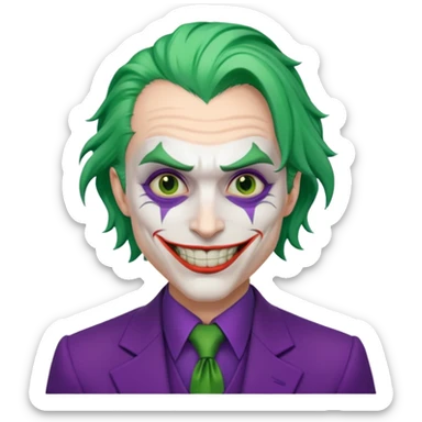 the joker from the dark knight sticker