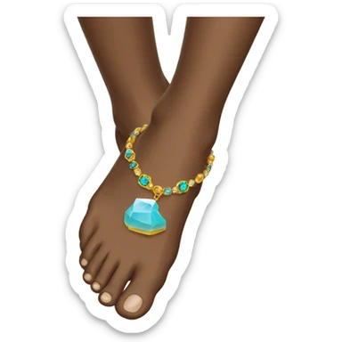 Foot jewlery sticker