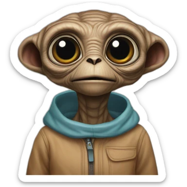 E.T. the Extra-Terrestrial sticker