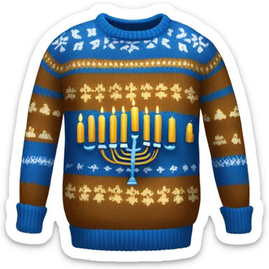 hanukkah sweater  sticker