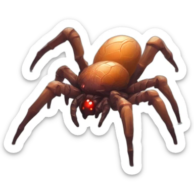 alien spider creature scifi roguelike rpg style inspired by slay thee spire sticker