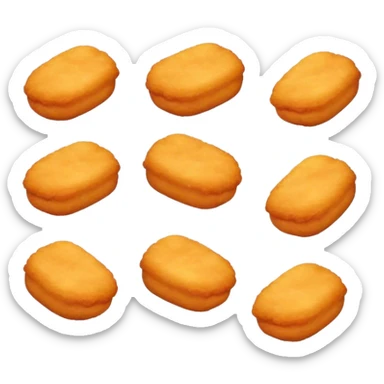 Chicken nuggets sticker