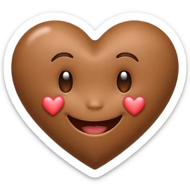 heart smile emoji. use 3 poops instead hearts sticker