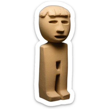 chalcolithic Cyprus figurine sticker