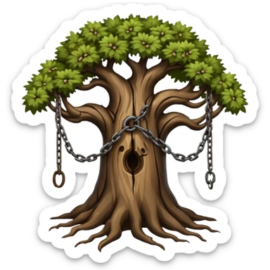 Tree with chains – Bound, suffering




















 sticker