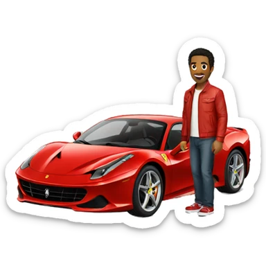 trevor with a ferrari sticker