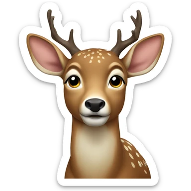Deer sticker
