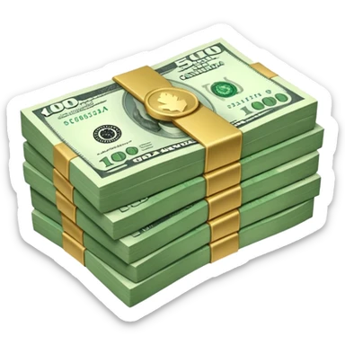 100 dolares canadienses sticker