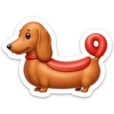 A Weiner without a bun sticker