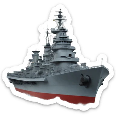 Battleship sticker