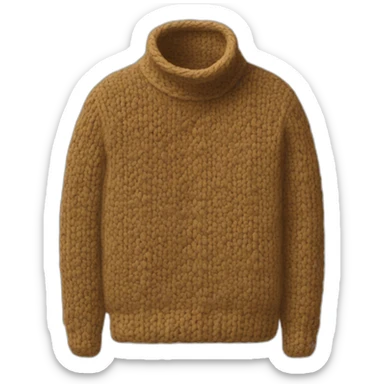 handcrafted pullover sticker