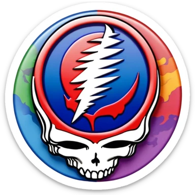 Grateful Dead Steal Your Face sticker