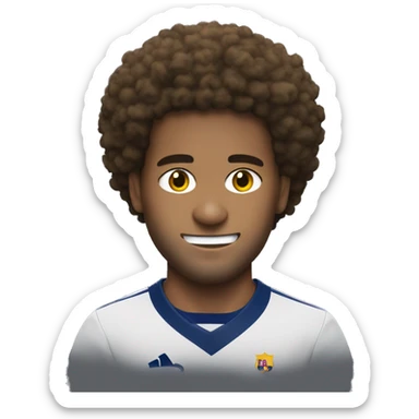 Neymar jr afro poco blando sticker