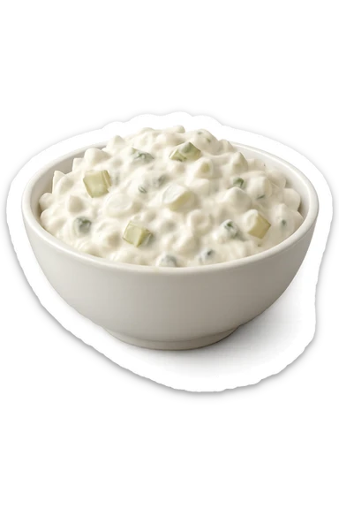 bowl di insalata bianca sticker