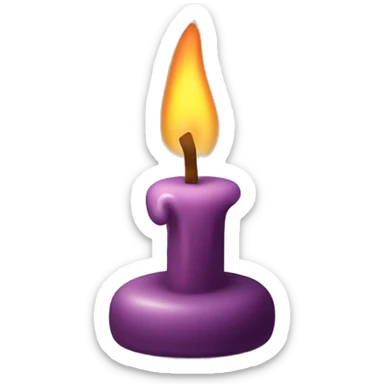 candle sticker