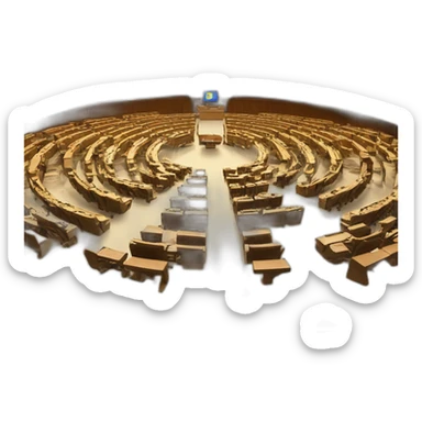 hémicycle (députés) sticker