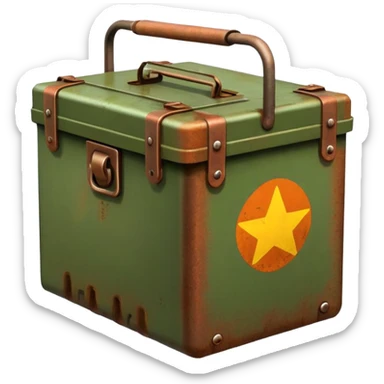 ammunition box for tank sticker