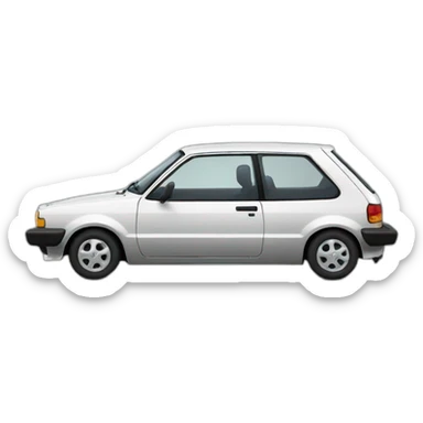 Toyota starlet sticker