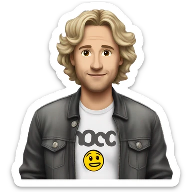 Ruslan CMH in his merch Singer and blogger  sticker