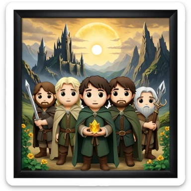lord of the rings sticker