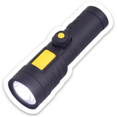 hiking flashlight sticker